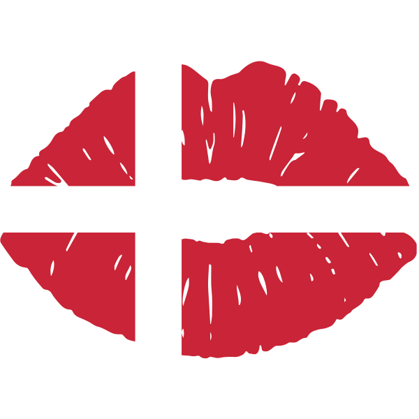 Danish Kiss Flag