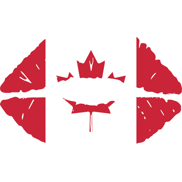 Canadian Kiss Flag