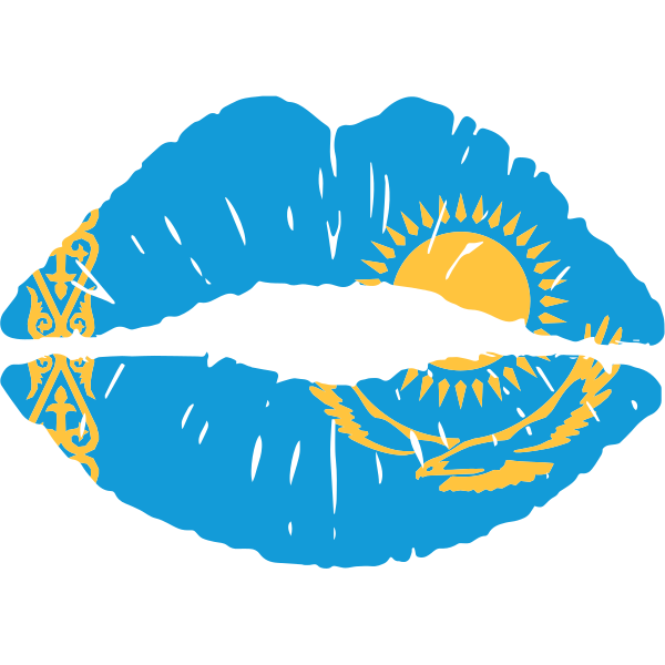 Kazak Kiss Flag