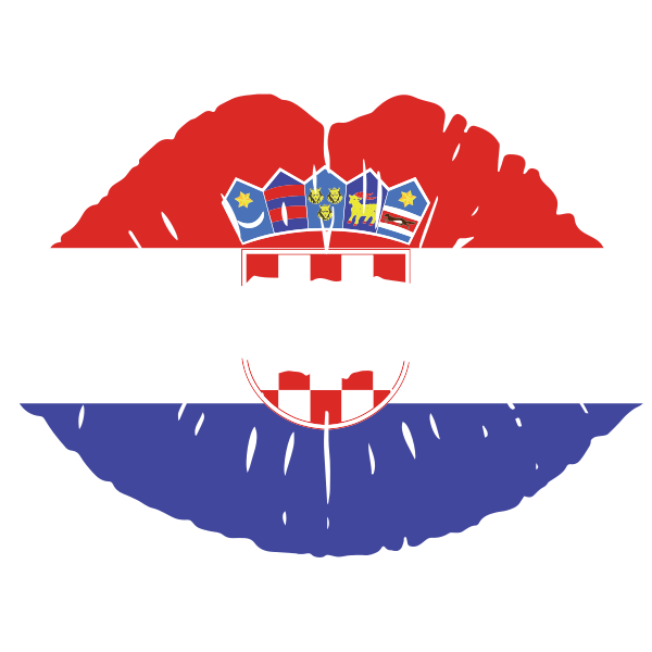 Croatian Kiss Flag