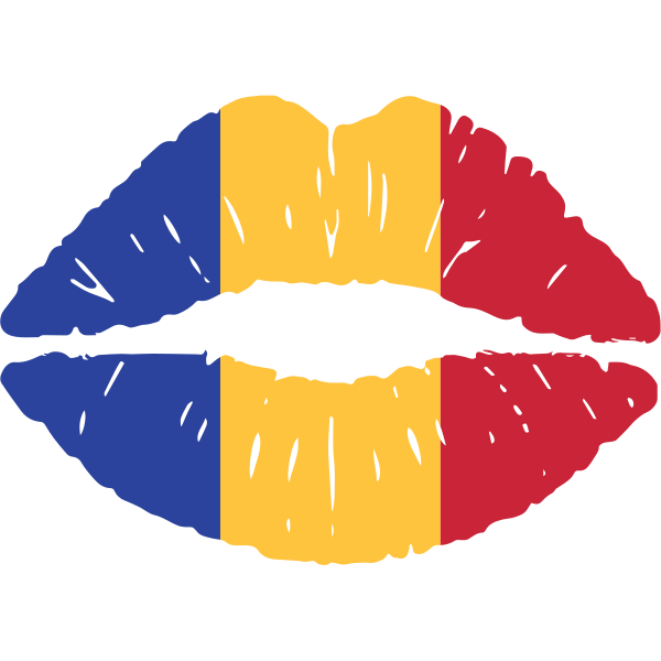 Romanian Kiss Flag