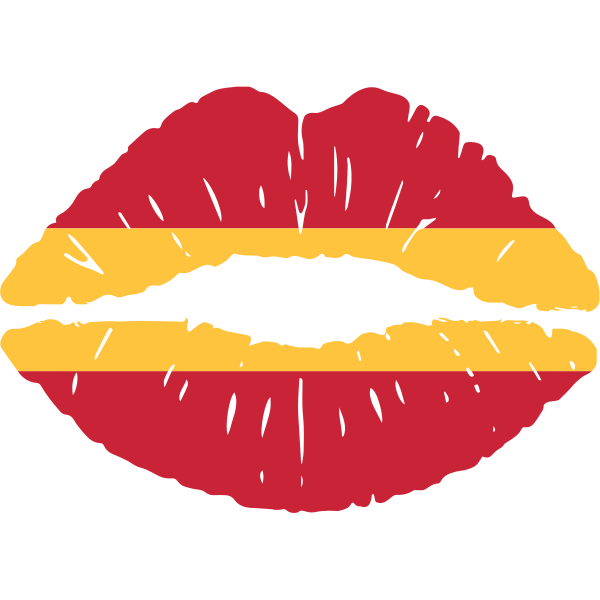 Spanish Kiss Flag