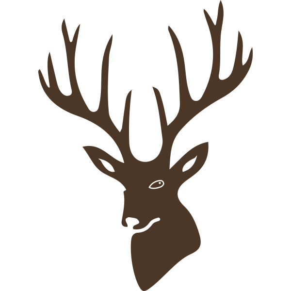 Deer Head Silhouette