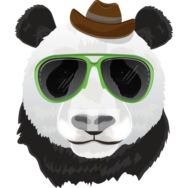 Hipster Panda