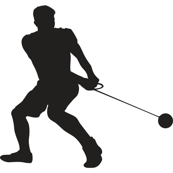 Hammer Throw Silhouette