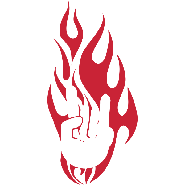 Rock On Hand in Flames