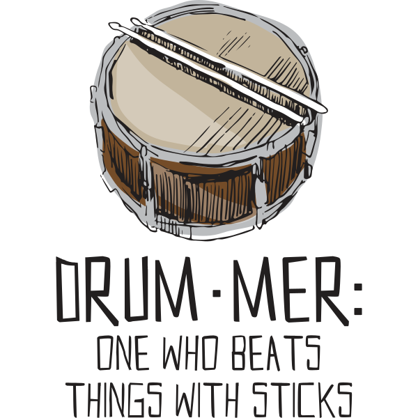 Drummer Beats Things With Sticks