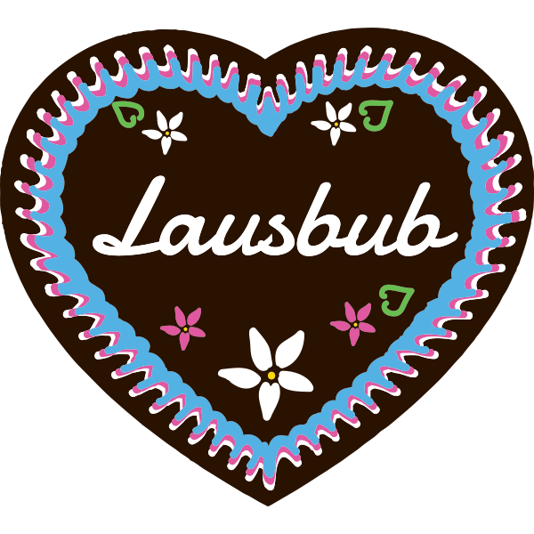 Lausbub Lebkuchenherz