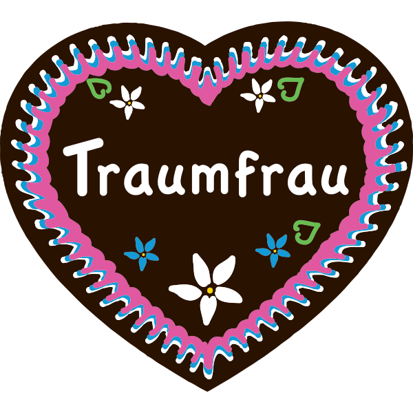 Traumfrau Lebkuchenherz