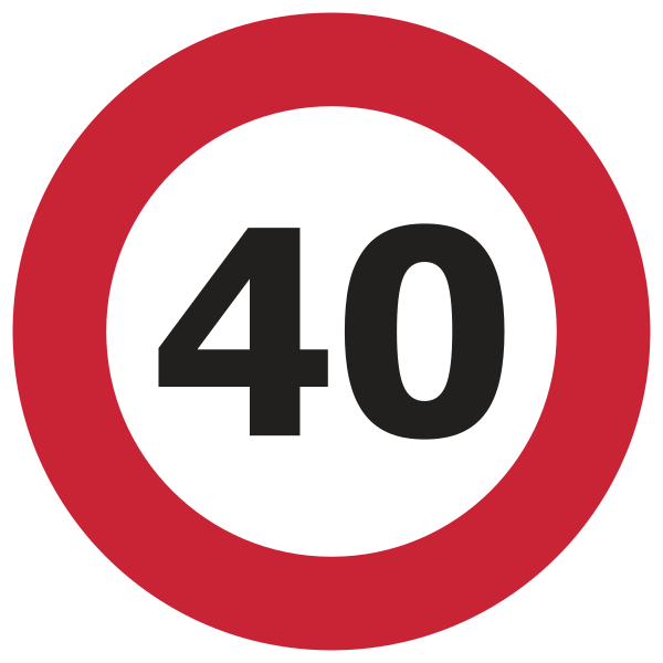 40 Speed Limit