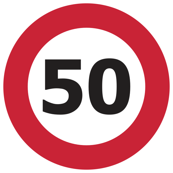 50 Speed Limit