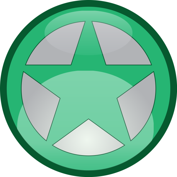 Superhero Star Symbol Logo