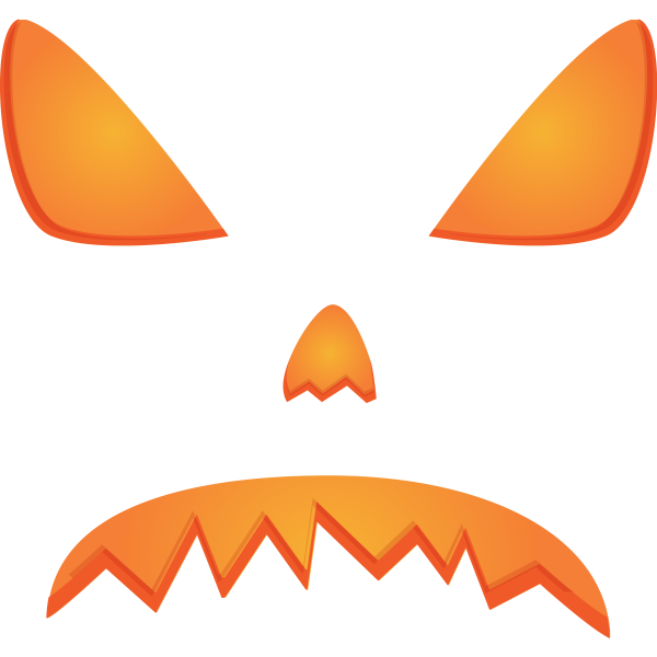 Angry Halloween Pumpkin Effect