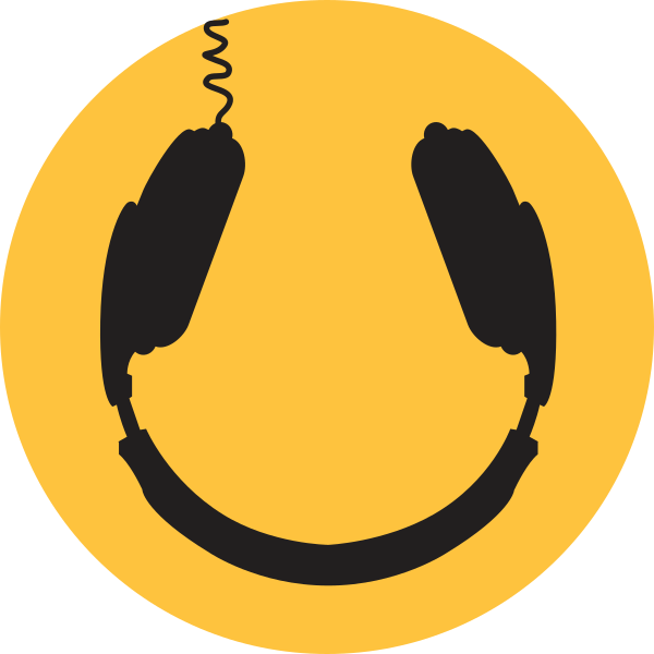 DJ Headphones Smiley