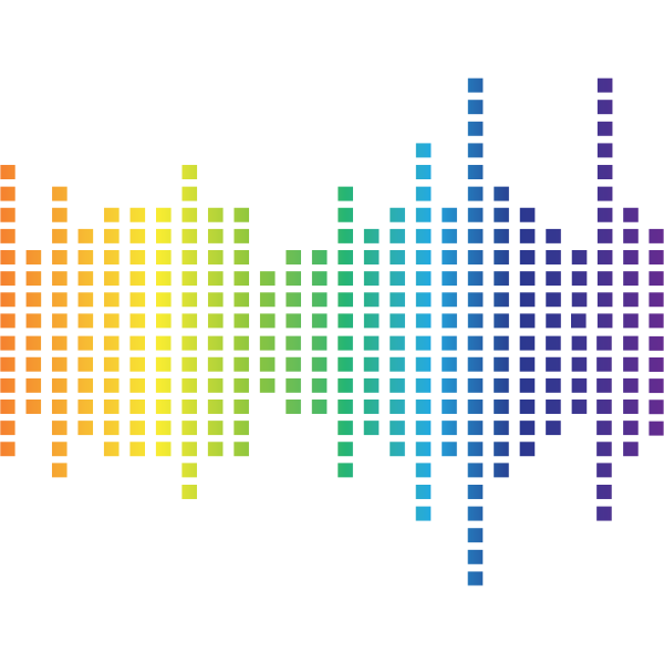 Printed Equalizer Beat Sound