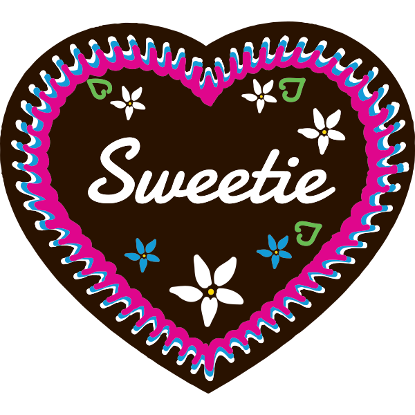 Sweetie Gingerbread heart