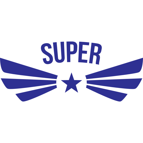 Winged Super + YOUR TEXT