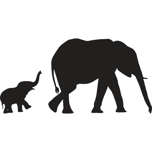 Elephants Illustration