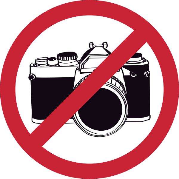 No Pictures Warning