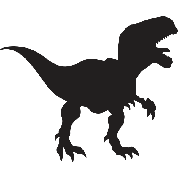 T Rex Dino Silhouette