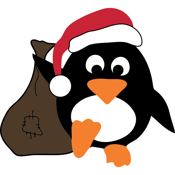 Penguin Santa