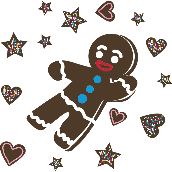 Gingerbread Man Illustration