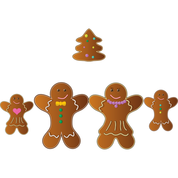 Gingerbread Family