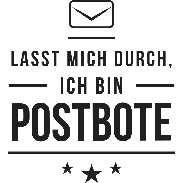 Lasst mich durch ich bin Postbote