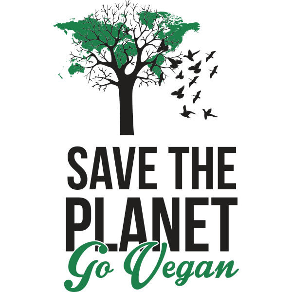 Save The Planet Go Vegan