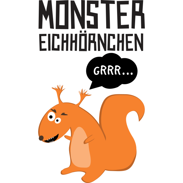 Lustiges Eichhörnchen