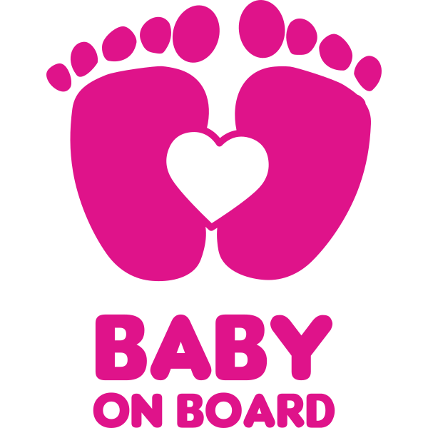 Baby Girl On Board Logo