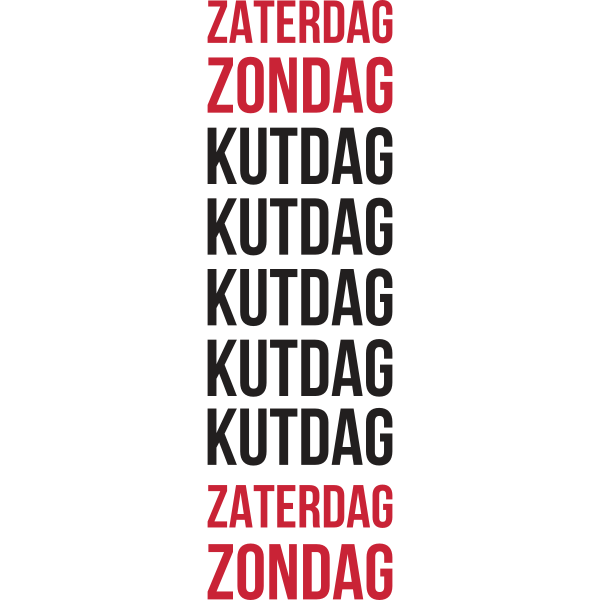 Zaterdag Zondag Kutdag