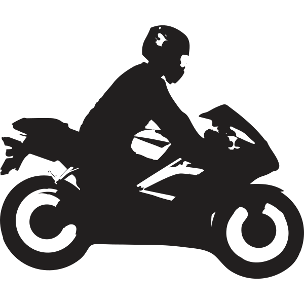 Motorcyclist Silhouette