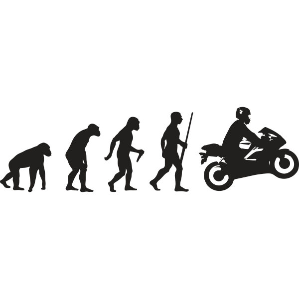 Born To Ride Motorbike Evolution