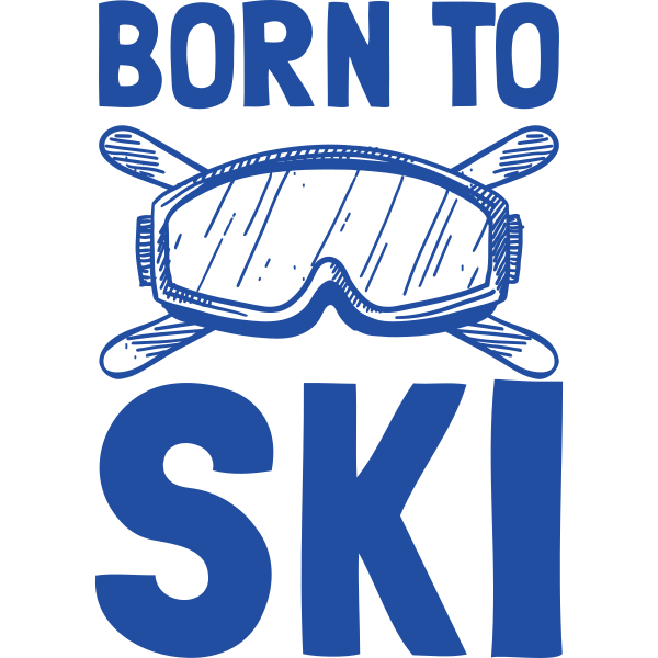 Born To Ski Logo