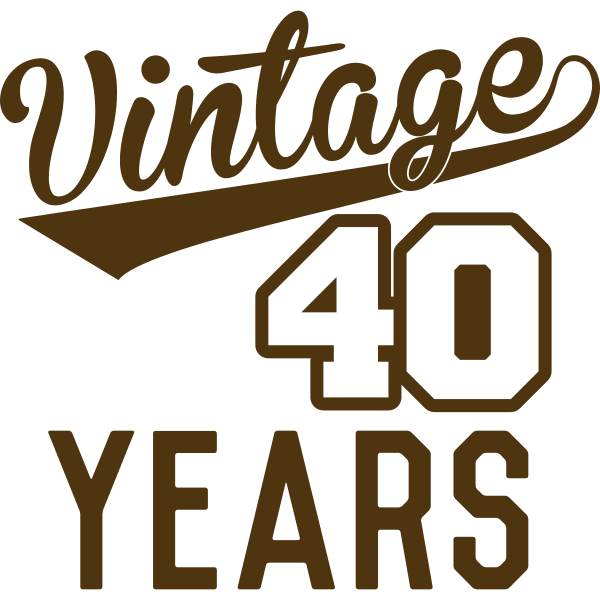 Vintage 40 Years