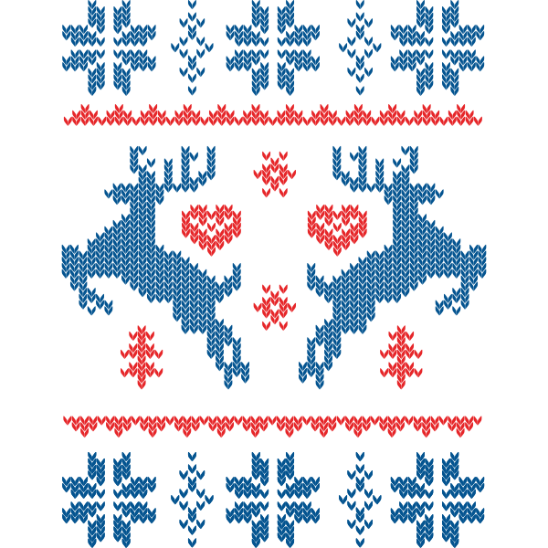 Christmas Pattern Reindeer