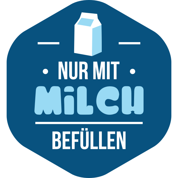 Nur mit Milch befüllen