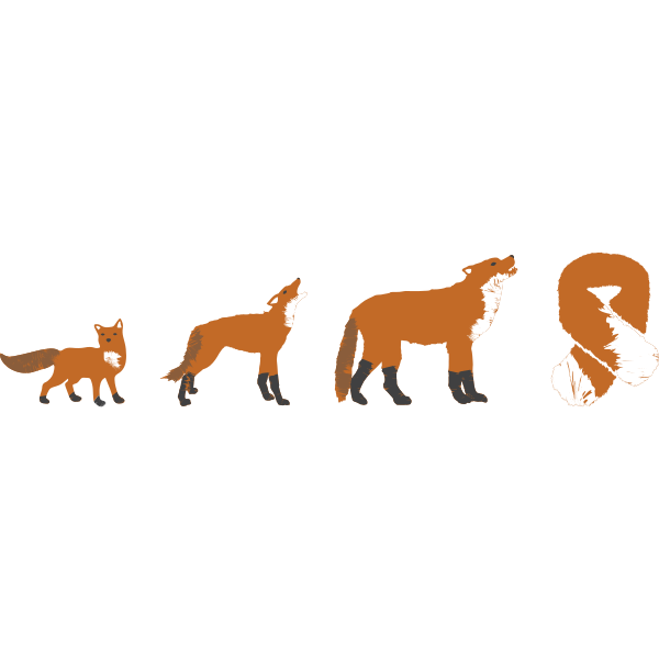 Evolution Fox To Fur Scarf