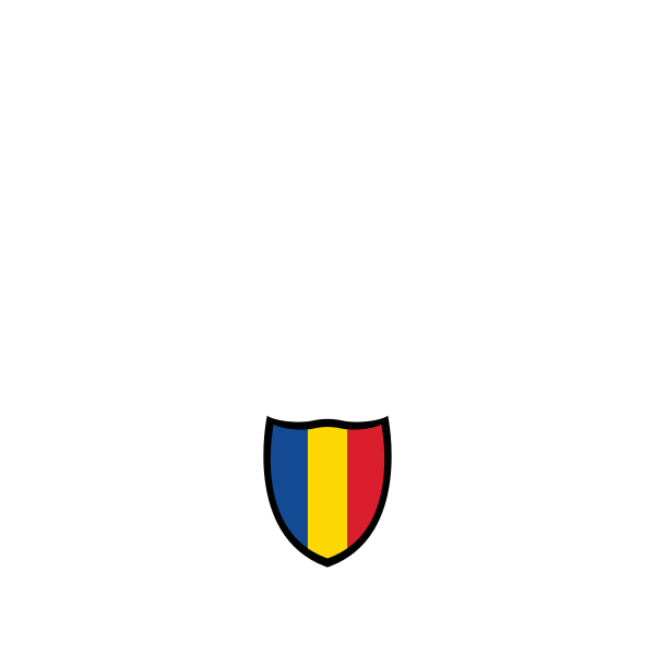 ROMANIA Flag Fan