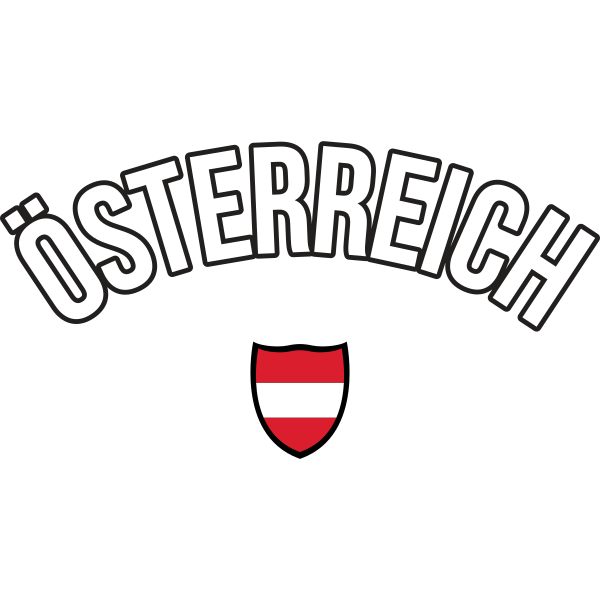 ÖSTERREICH Flag Fan