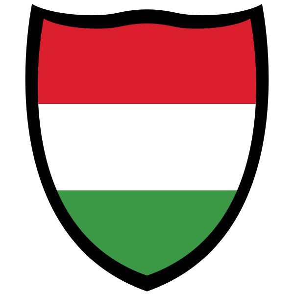 Hungary Flag Shield