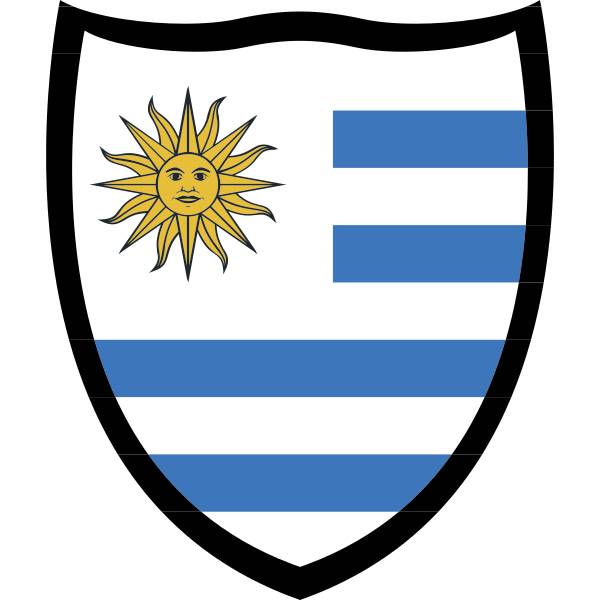 Uruguay Flag Shield