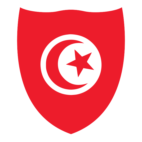 Tunisia Flag Shield