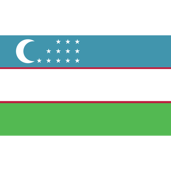 Uzbekistan Flag