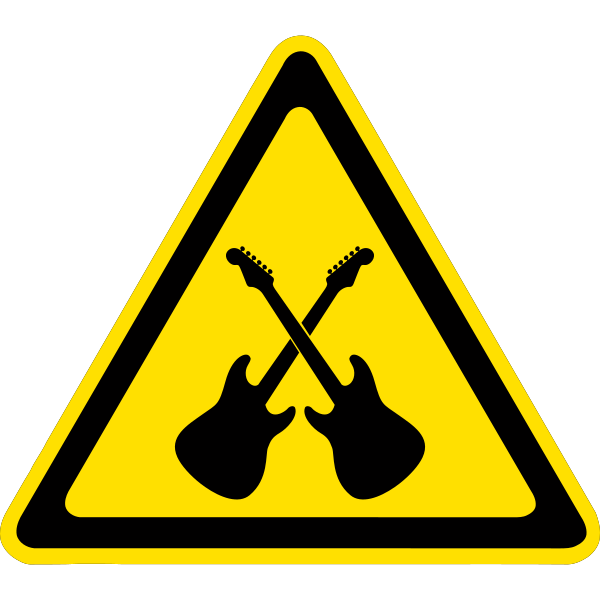 Bass Guitars Crossed