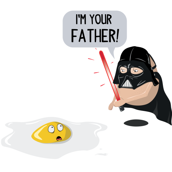 Egg I'm Your Father Comic