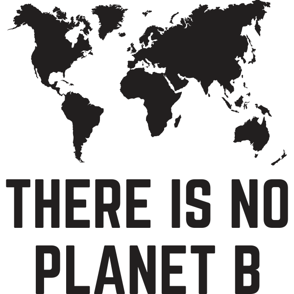 There Is No Planet B Silhouette