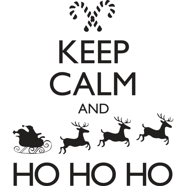 Keep Calm And Let Santa Ho Ho Ho