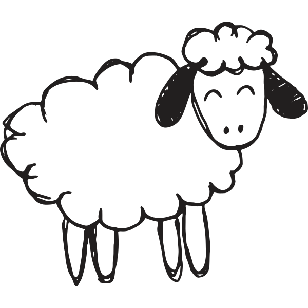 Happy Sheep Sketch